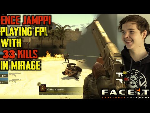 ENCE Jamppi playing FPL with 33 kills in Mirage | CSGO