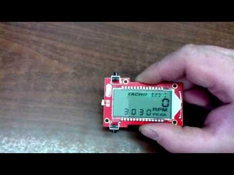 Tachometer and fluorescent lamp