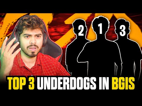 TOP 3 UNDERDOG PLAYERS IN BGIS 2024 ft @Wickedyt69@shayaank4 @cryptogaming2021