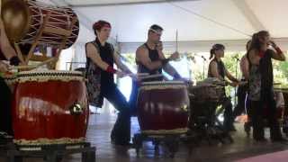 Taiko Drums - Fushu Daiko - 2nd performace 3-1-2014