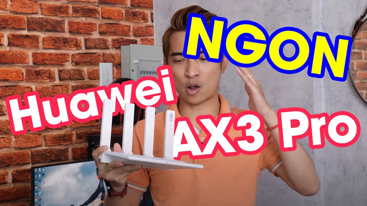 Router Wifi6+ NGON NHẤT giá dưới 2 triệu CHÍNH HÃNG - Huawei AX3 Pro!