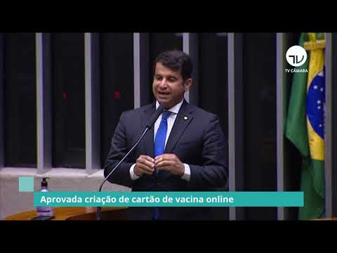 Aprovada criação de cartão de vacina on-line - 29/04/21