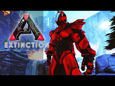 ARK EXTINCTION CORE EP17 - Virei o Ranger Vermelho? Coletando Artifacts!