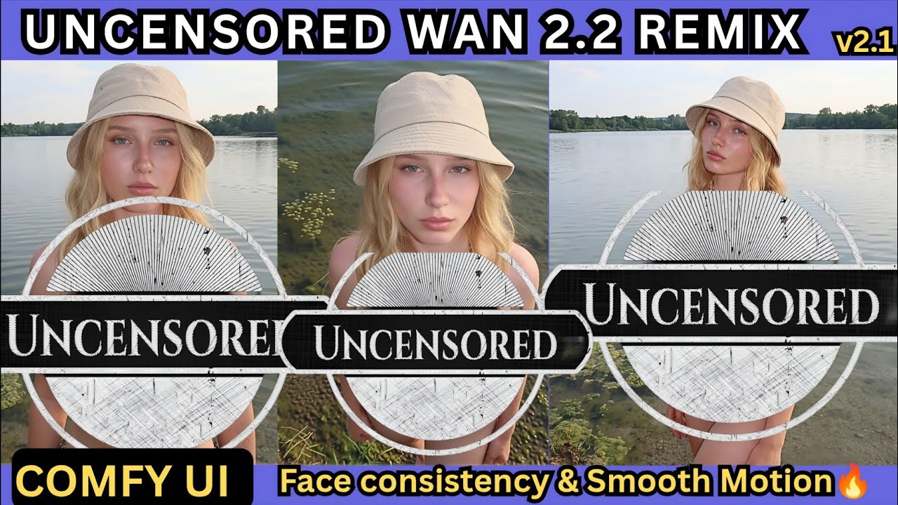 Uncensored WAN 2.2 Remix v2.1 in ComfyUI - Next-Level Consistency & Smooth Flow