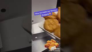 How McDonald’s make chicken nuggets 😱😱😳😳