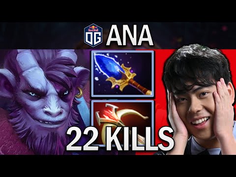 OG.ANA SMURF RIKI WITH 22 KILLS & DAEDALUS - DOTA 2 PRO GAMEPLAY