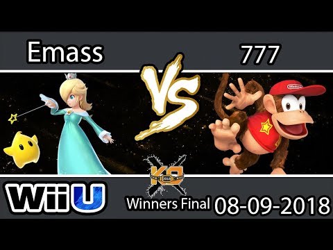 KO2018 Smash Wii U (WF) - 777 (Diddy Kong) vs. Emass (Rosalina & Luma)