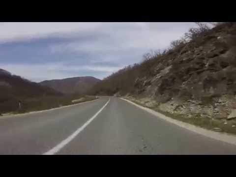 Riding the E 65 to Lake Ohrid, Macedonia