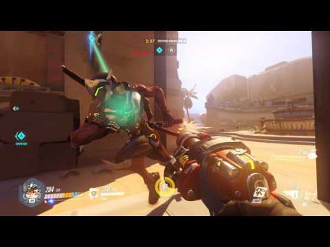 Overwatch Beta - Torbjorn gameplay