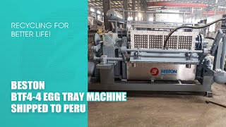 Testing of Egg Tray Making Machine to Peru