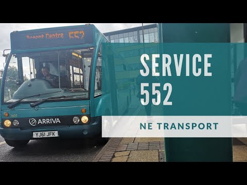 Service 552: Arriva North East 2603/YJ61 JFK - Optare Solo