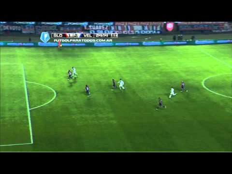Gol de Pratto. San Lorenzo 1 - Vélez 3. Fecha 19. Torneo Final 2014. Fútbol Para Todos
