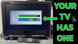 TV Antenna Signal Strength Meter: There's One Built Into Your Television