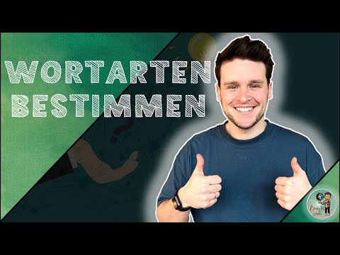 DETERMINING PARTS OF SPEECH easily - Learn German