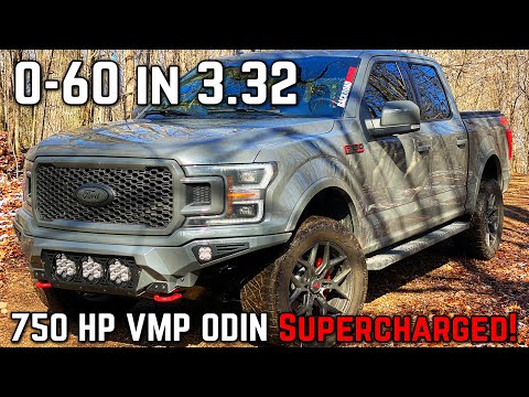How fast is my Supercharged 5.0 F150? 1/4 mile & 0-60 VMP ODIN street run! Faster than a Raptor R?