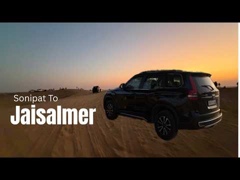 Sonipat To Jaisalmer 900 KM Road Trip Non Stop Rajasthan Trip Begins