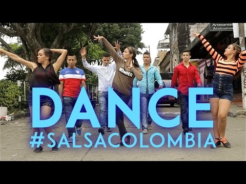 Salsa dancing cali colombia streets  - video