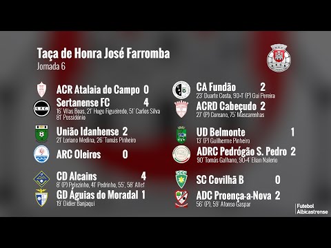 Taça de Honra 25/26 | Jornada 6