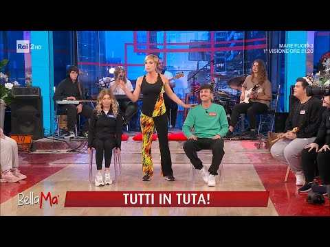 "Tutti in tuta": alleniamo le gambe con Annalisa Minetti - BellaMa' 15/03/2023