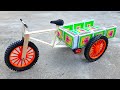 How To Make Matchbox Loading Cycle Rickshaw At Home Diy Electric Rickshaw Trolley