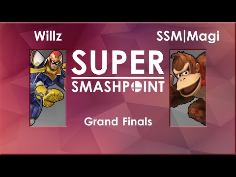 Super SmashPoint - Willz (W) (Cpt Falcon, Cloud) Vs. Magi (L) (Donkey Kong, Bowser Jr.) Grand Finals