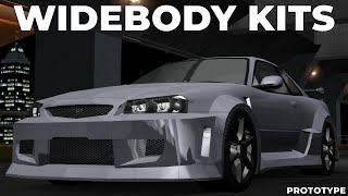 Need for Speed Underground Prototype - All Widebody Kits