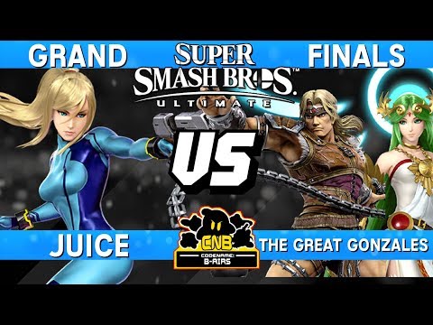 Smash Ultimate Tournament Grand Finals - Juice (Zero Suit Samus) vs Great Gonzales (Palutena) CNB172