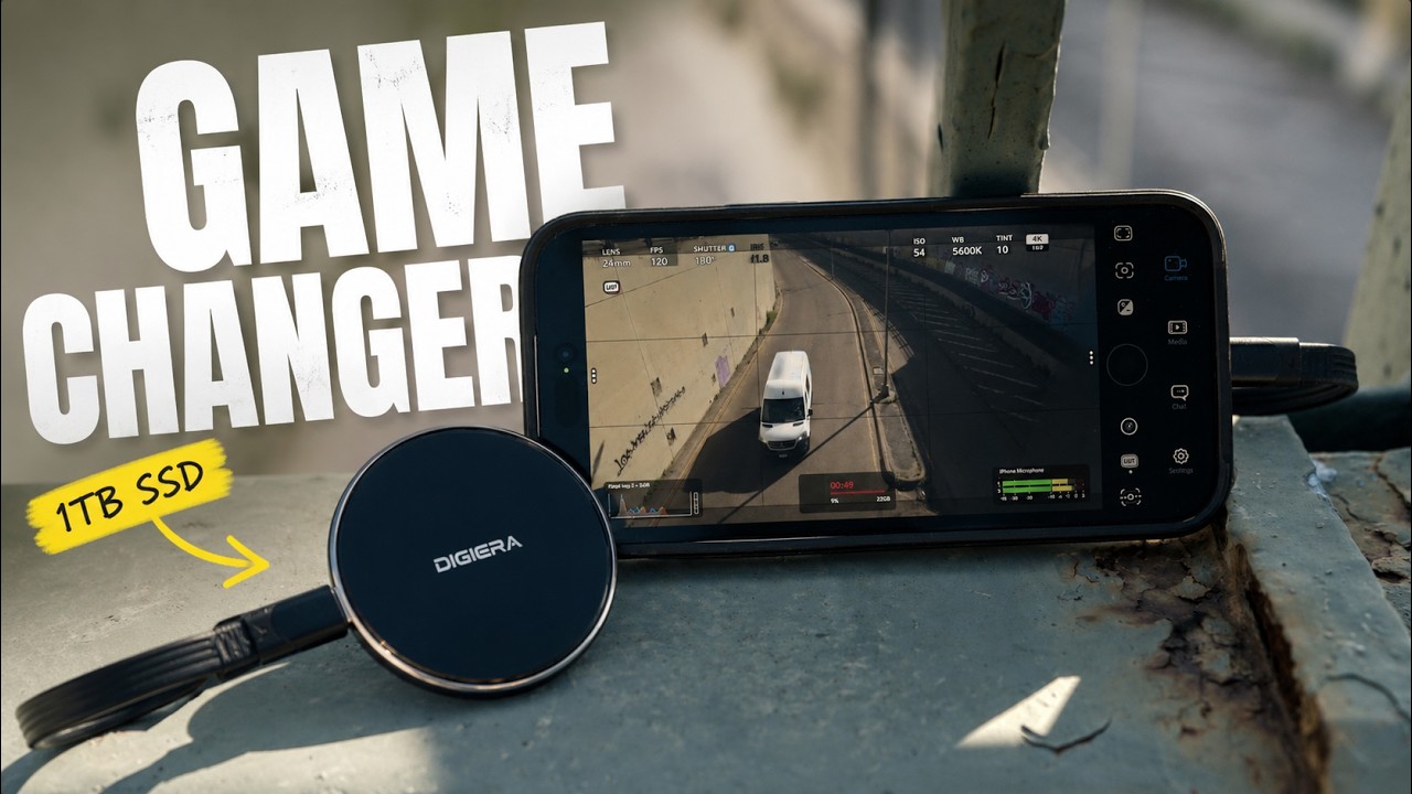 You Film on an iPhone 17 Pro? You Need This! | DigiEra Magnetic SSD