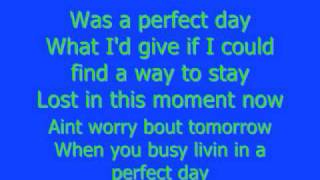 Perfect Day Lady Antebellum Lyrics