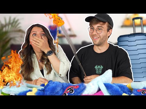 NTK öffnet verlorenen Flughafen Koffer und sie hat Panik...