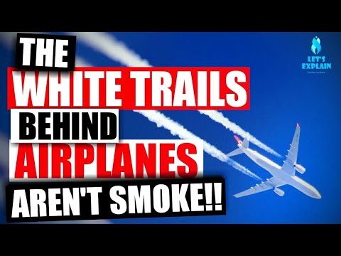 Why Aeroplane Leave White Smoke