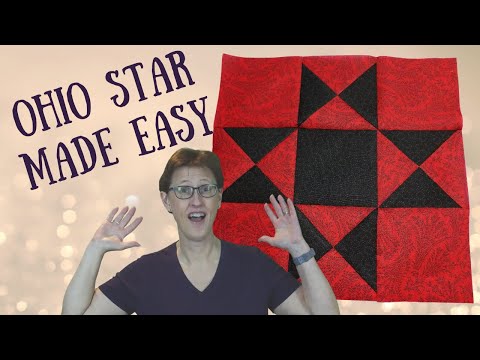 Ohio Star Quilt Block Tutorial