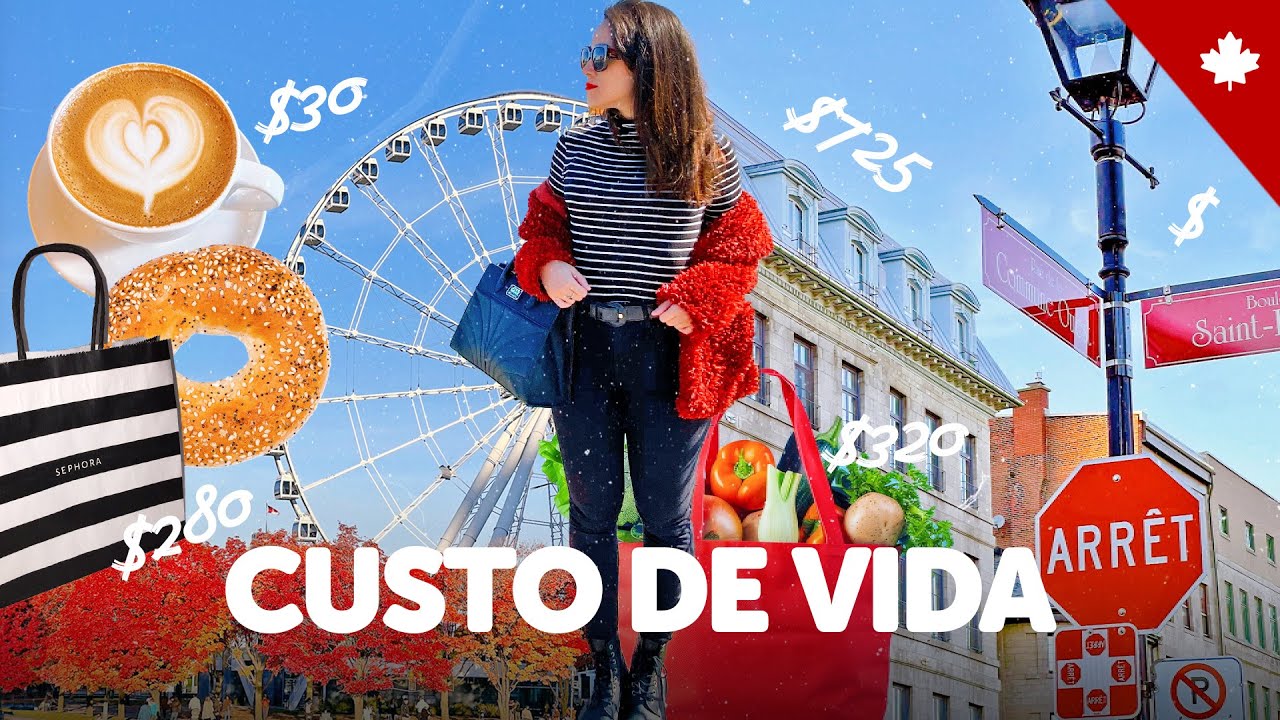 Meu CUSTO DE VIDA (completo!) no CANADÁ em 2024 📍 Montreal