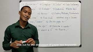 Exam Success | Mathematics Paper 1 Examination Keywords