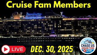 LIVE: Hangout and Cruise Ship Departures! Members Only Live (Dec. 30, 2025)