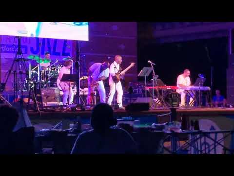 Braxton Brothers jamming at the Greater Hartford Festival of Jazz, 7/20/19