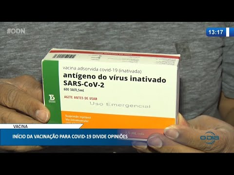 Início da vacinação para Covid-19 divide opiniões 19 01 2021
