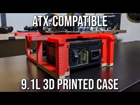 I 3D Printed My Own 9.1L Open-Frame ATX SFF PC Case | LOHTEC
