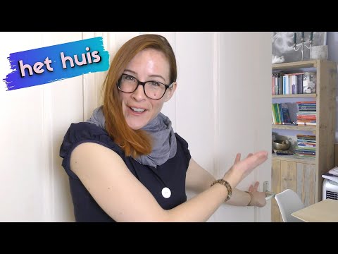 🏠Het HUIS: the LIVING ROOM and position verbs: STAAN, LIGGEN, ZITTEN & HANGEN (NT2 - A2)