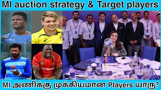 Mumbai Indians auction strategy & Target players | IPL2023 | Tamil Mumbai Indians auction strategy & Target players | IPL2023 | Tamil