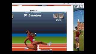 Getting to 100 metres in QWOP.wmv