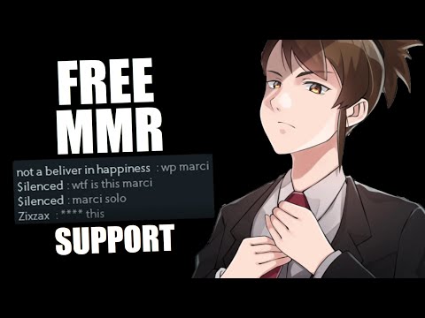 How to GAIN FREE MMR with Marci Support in Dota 2