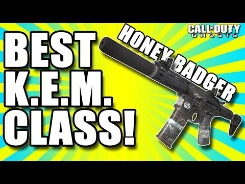 ★COD Ghosts: "Honey Badger" Best "KEM Strike" Class Setup! ★ Specialist Class (Call of Duty Ghost)