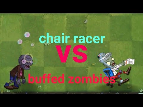 plants vs zombies 2 chair racer zombie vs buffed zombies