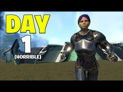 How the WORST Tribe Starts DAY 1 - ARK PvP