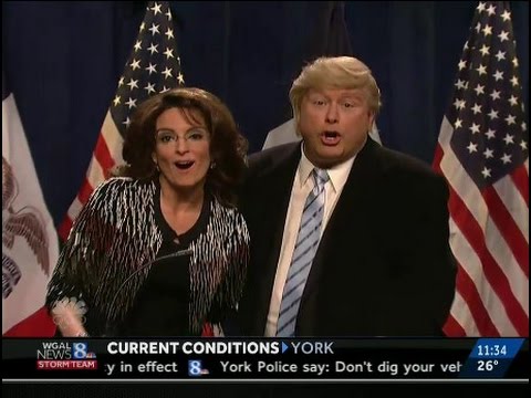Tina Fey and Darrell Hammond Tweak Sarah Palin's Endorsement of Donald Trump