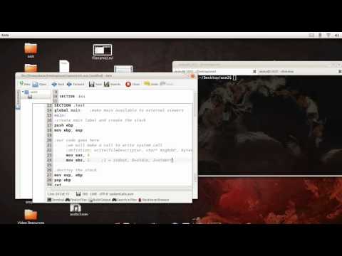 Nasm System Interrupts Assembly Tutorial Write