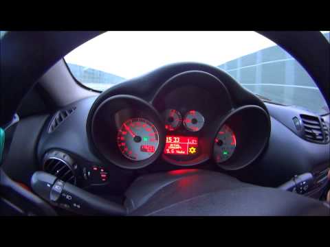 Alfa Romeo GT 2.0 JTS Fuel consumption 5th gear 80, 100, 120, 140 kph highway