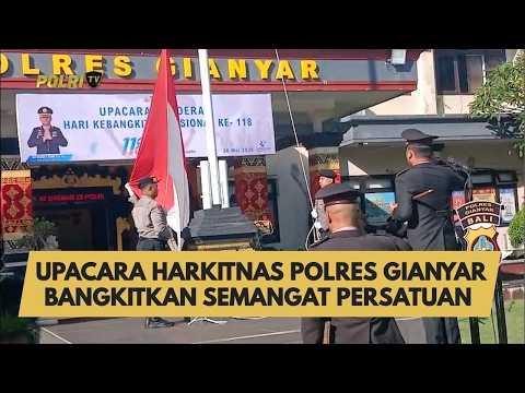 UPACARA HARKITNAS POLRES GIANYAR BANGKITKAN SEMANGAT PERSATUAN