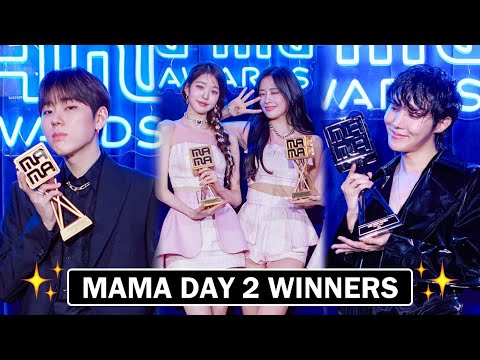 2022 MAMA Awards 🏆  All The Winners From Day 2
